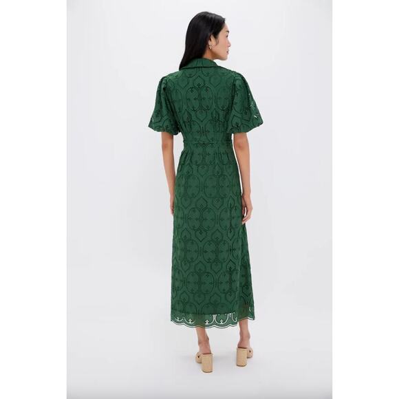 NWT Tuckernuck Green Midi Dress - Picture 3 of 6